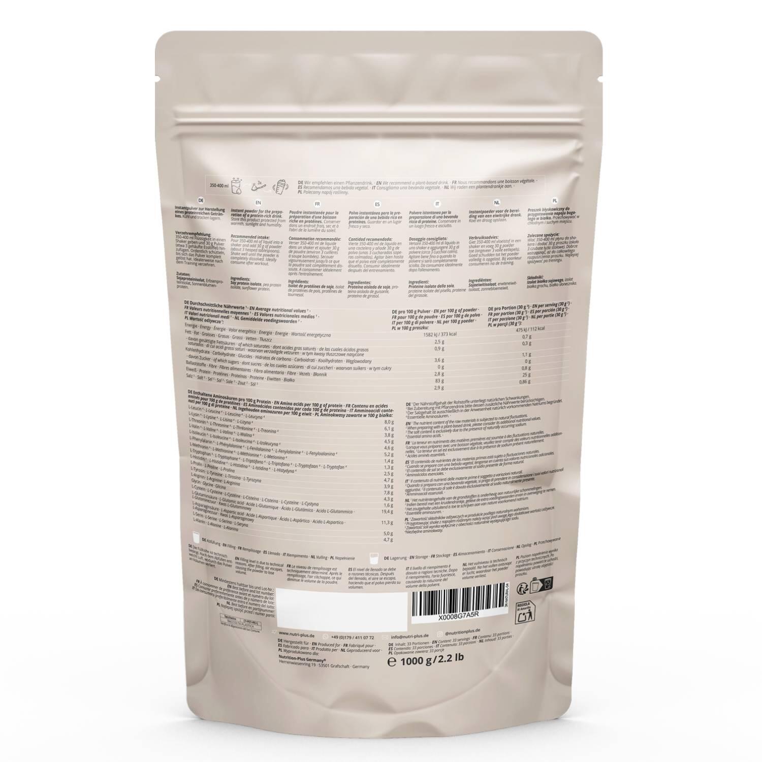 Proteinpulver 3K Natural - 1000g 2/5
