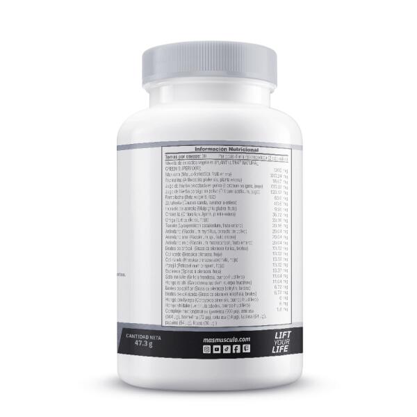 Capsule Greens Natural Complex - 60 capsule vegetali MASMUSCULO 3/5