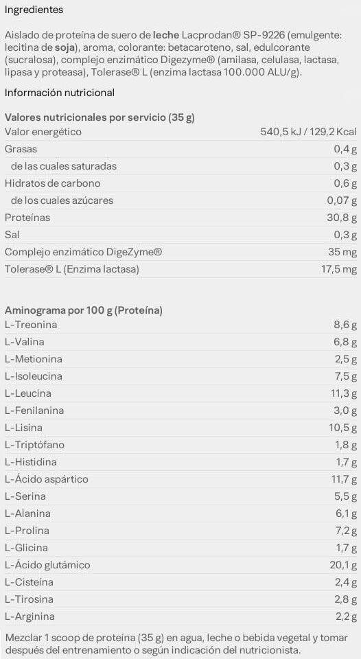 Isolate cfm professional - 1kg Banane de Beverly Nutrition 2/3