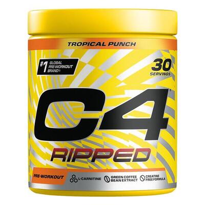 Pre-workout - c4 ripped (190g) - tropical punch