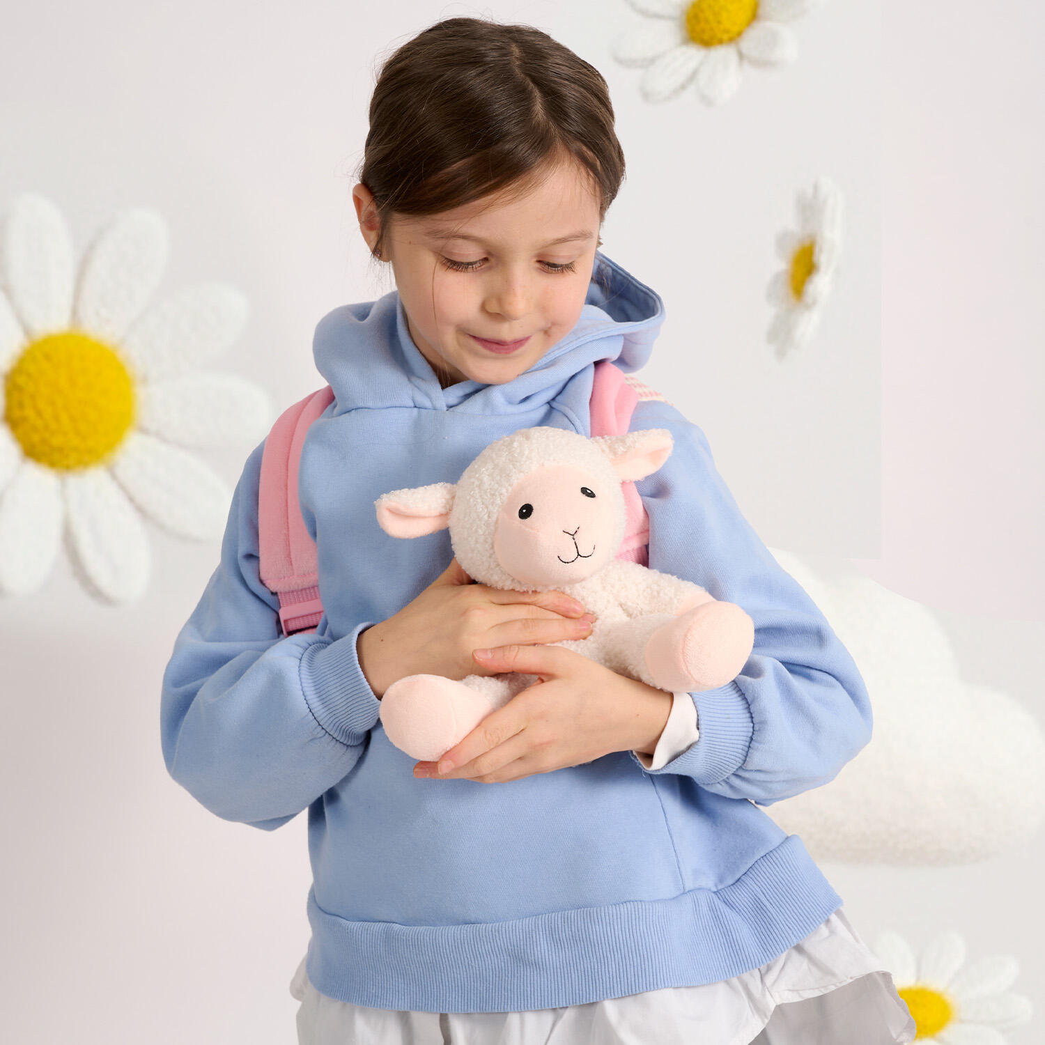 Zainetto con Peluche Pecora 3/7