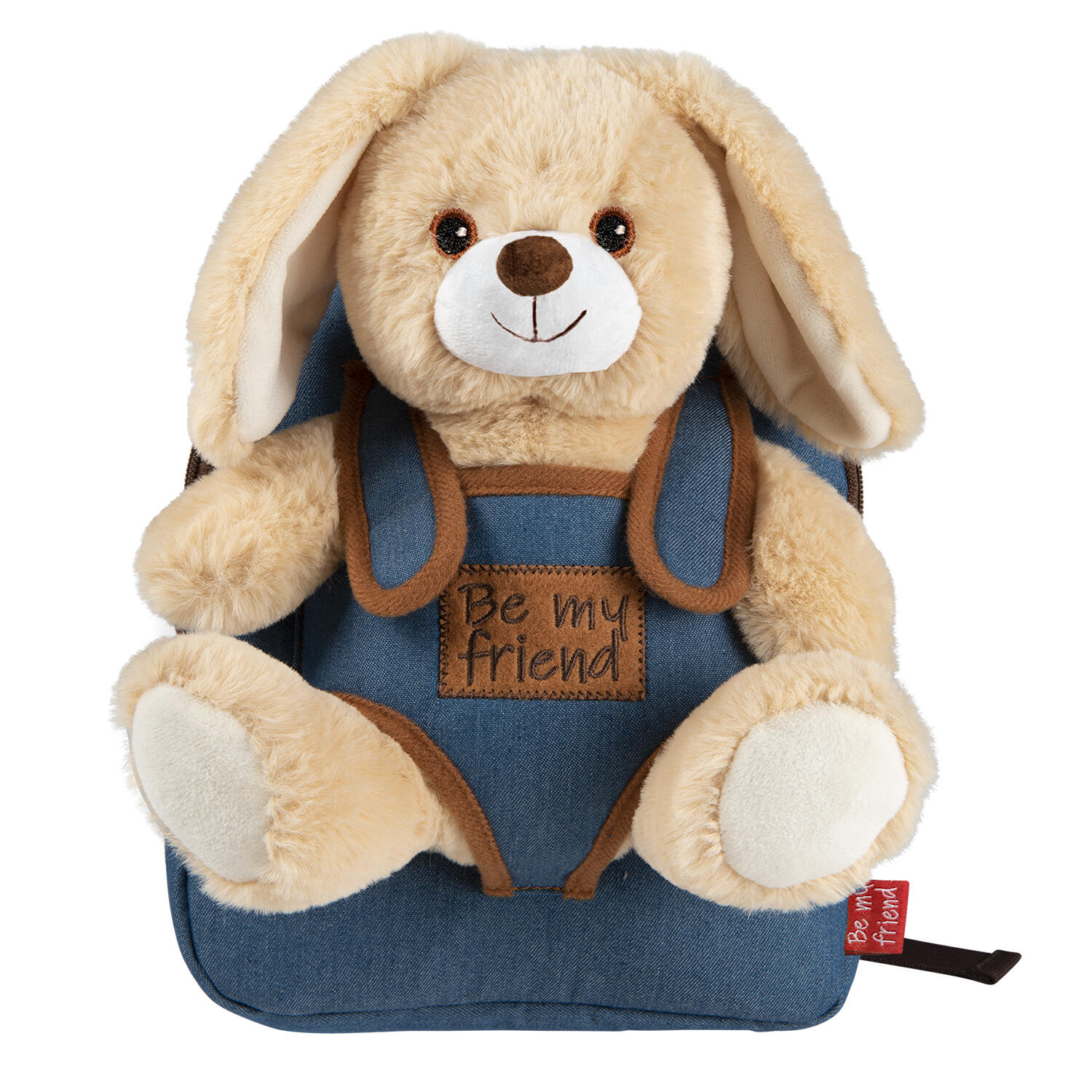 Zaino in Denim con Peluche Coniglietto 2/7