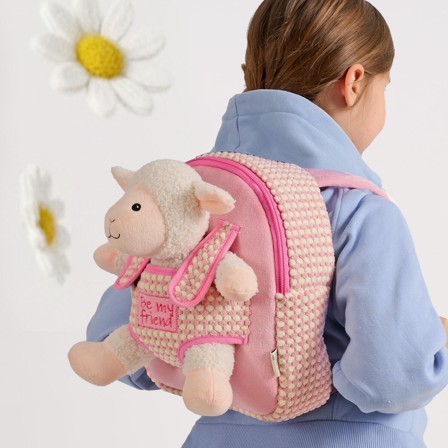Zainetto con Peluche Pecora 7/7