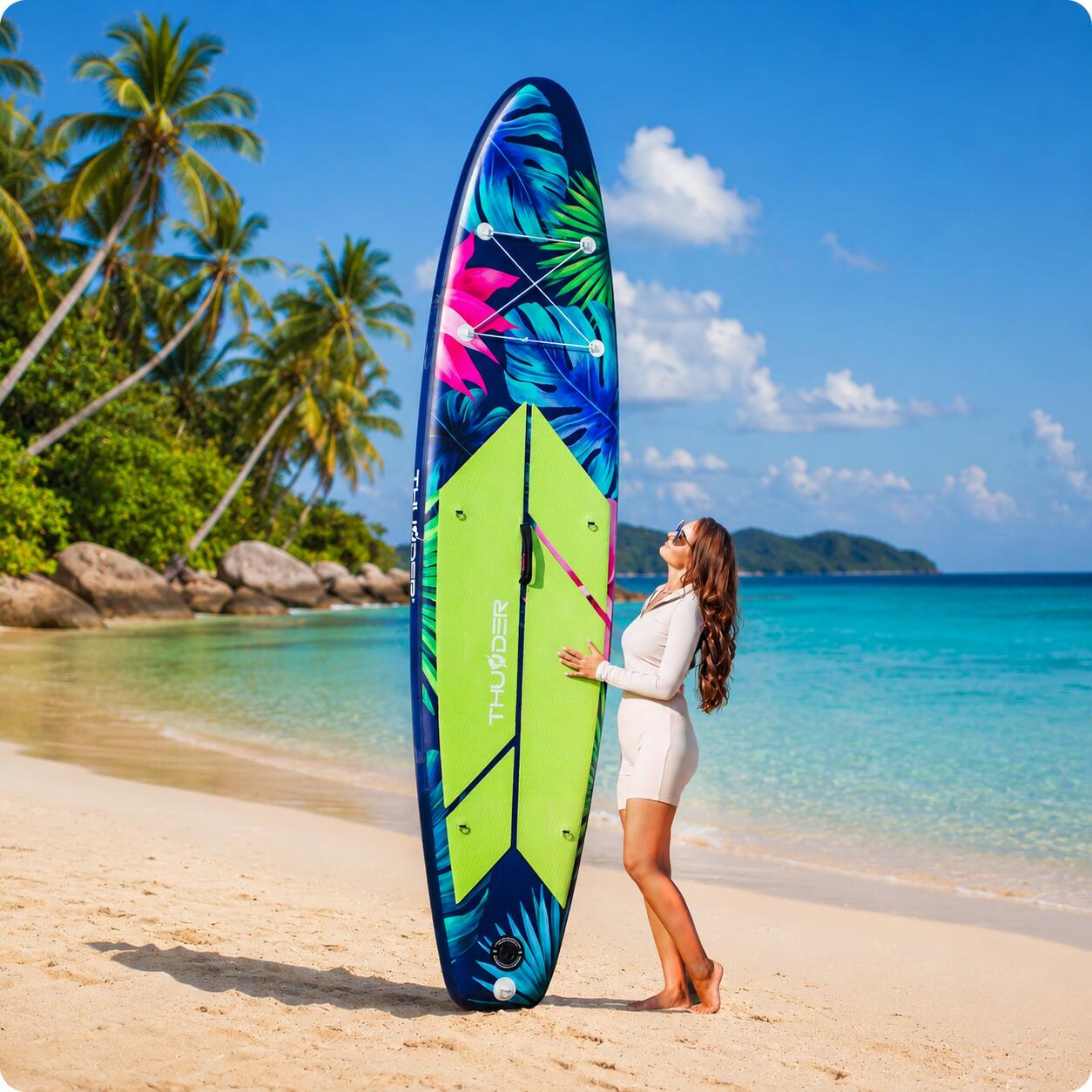 Opblaasbaar SUP-board met accessoires THUNDER TROPI 320cm 5/8
