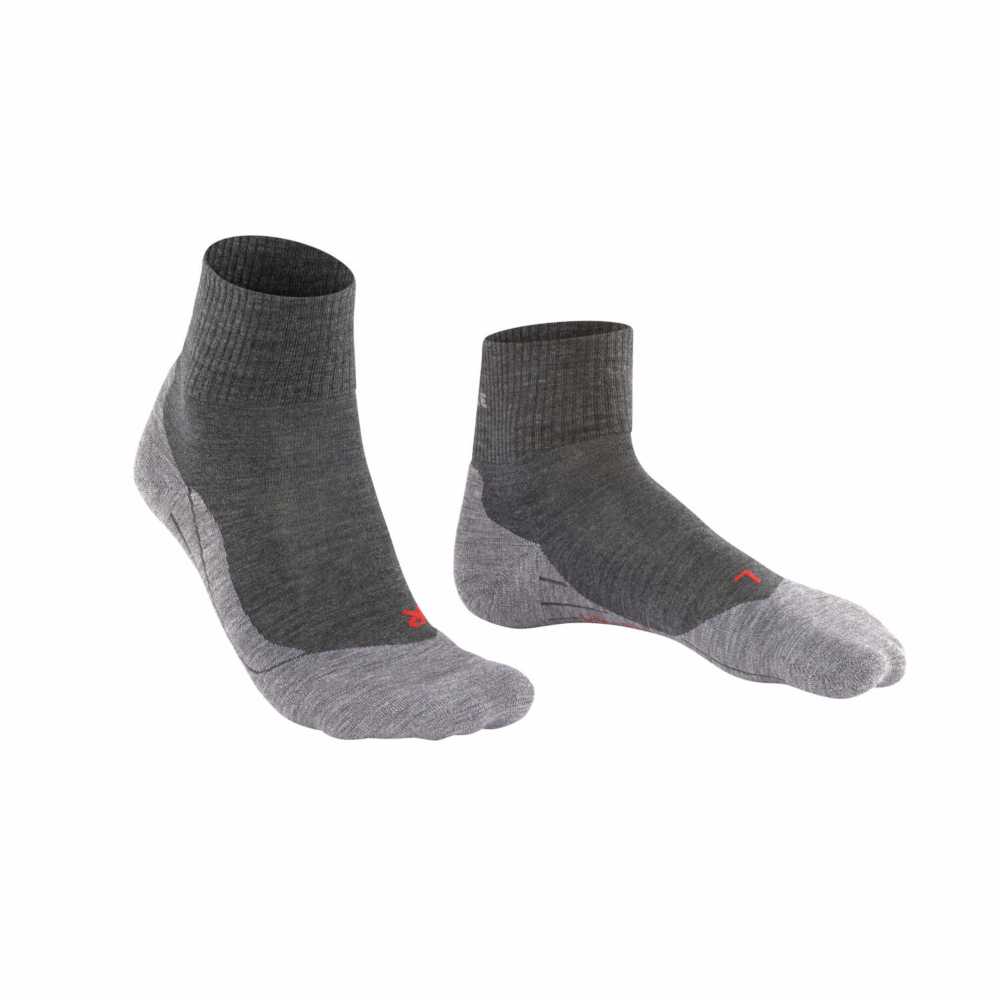 Tk5 Short Wandelsokken Heren wollen sokken asphalt mel. 4/6