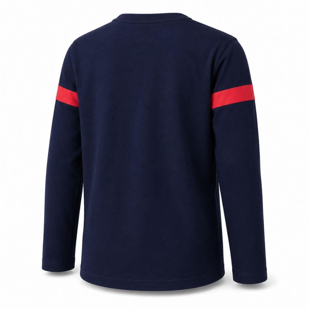 Camiseta manga larga azul marino 4/4