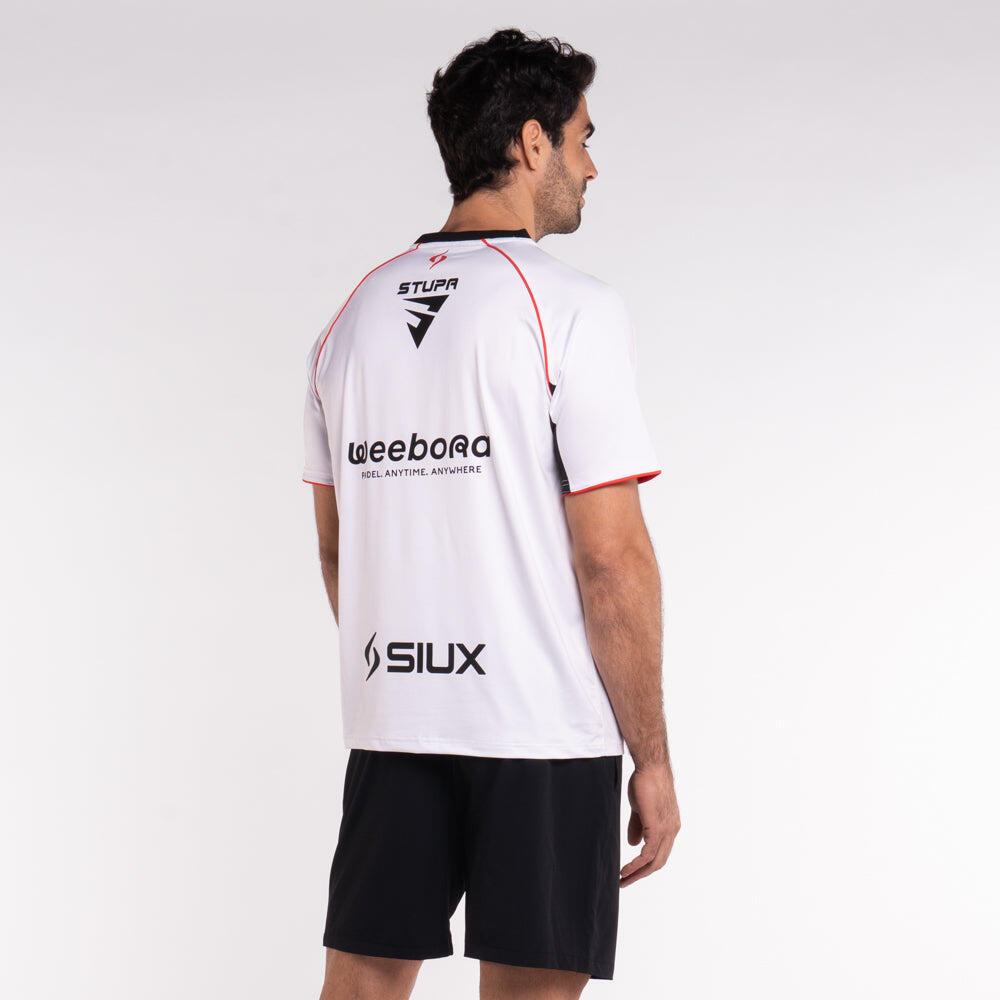 Siux - Padel-Shirt Electra x Stupa 26, Größe S Weiß 5/5