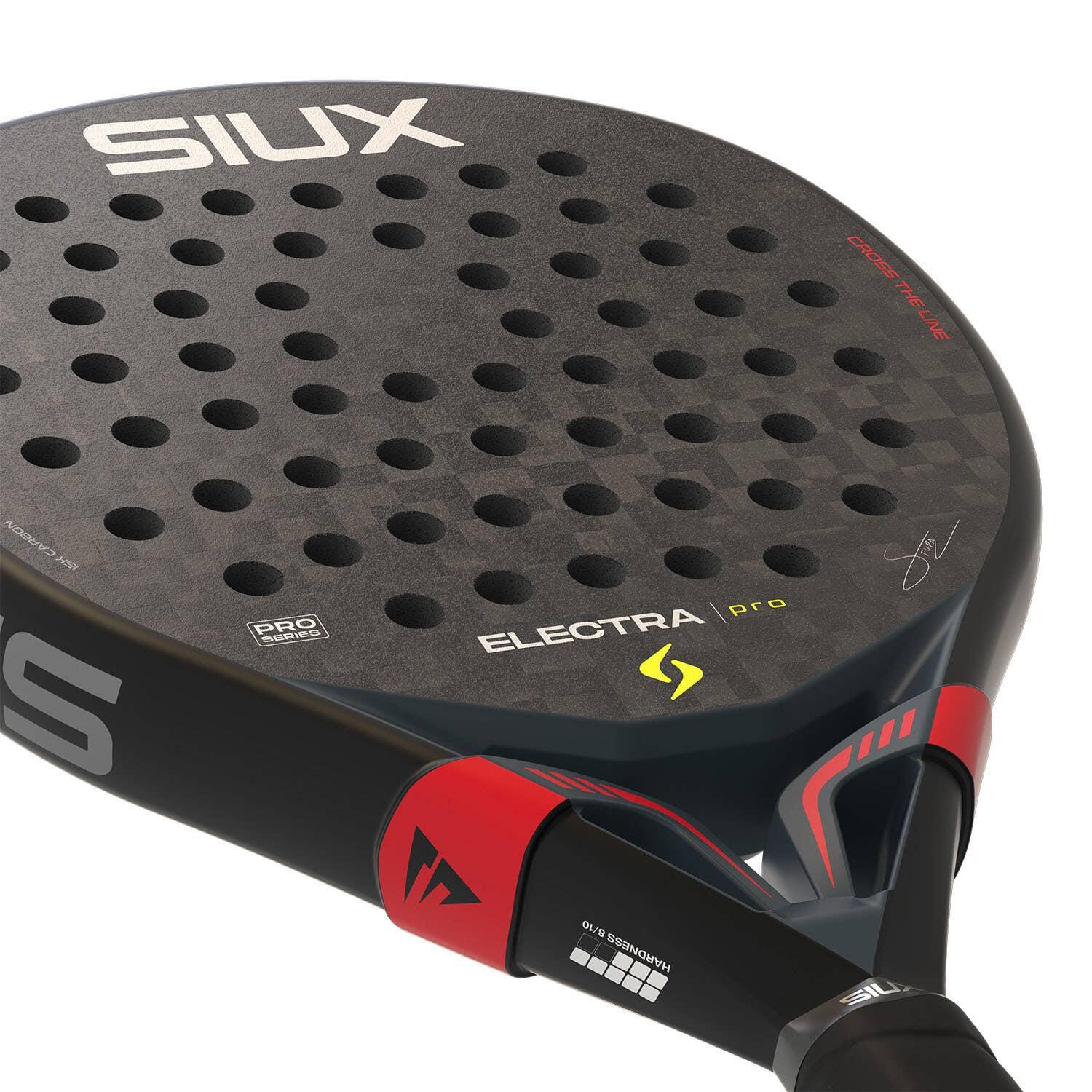 Siux - Raquette de Padel Electra Pro 2026 Shadow Red niveau professionnel 5/6
