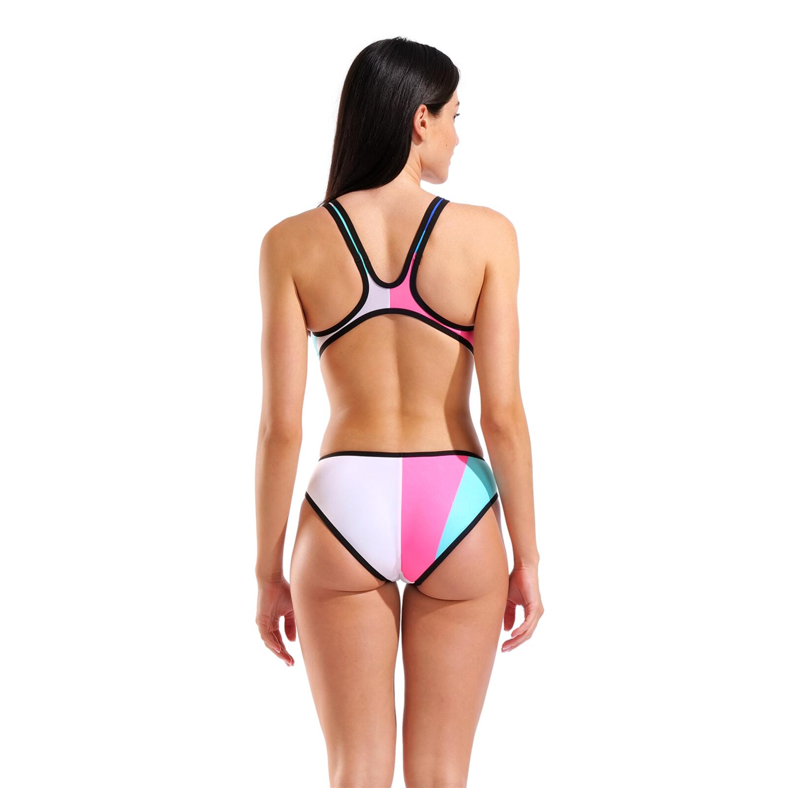 Arena Damen Badeanzug One Placement Swimsuit Tech Back 010671 5/6
