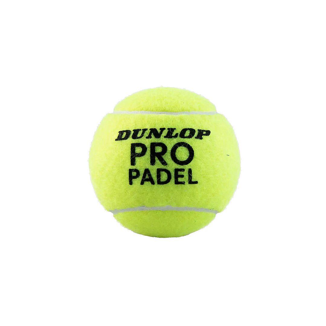 Bola Padel Dunlop Pro Padel (Tubo 3un) 3/3