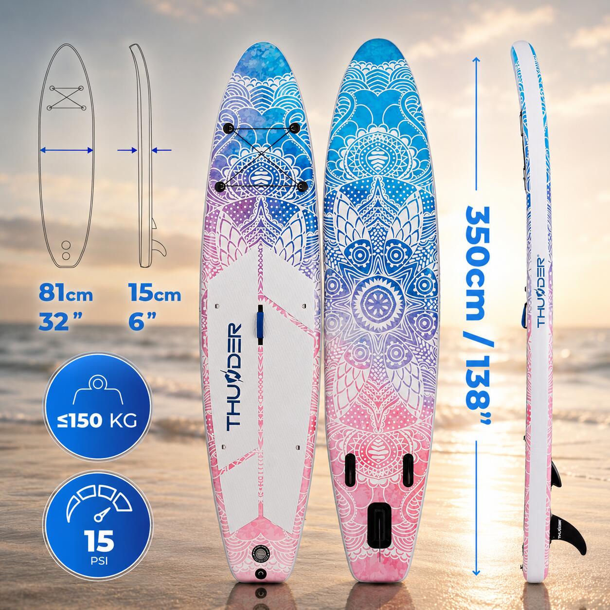 Tavola SUP Thunder Sup Aurora 350 2/7