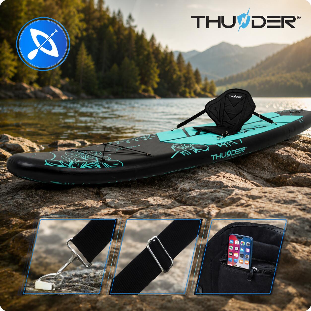 Tavola SUP Thunder Sup MOTH-MINT 350 4/7