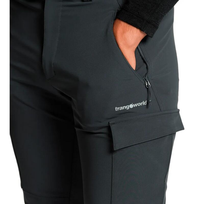 Pantalon - randonnée - homme - extensible - zagora - gris 5/5