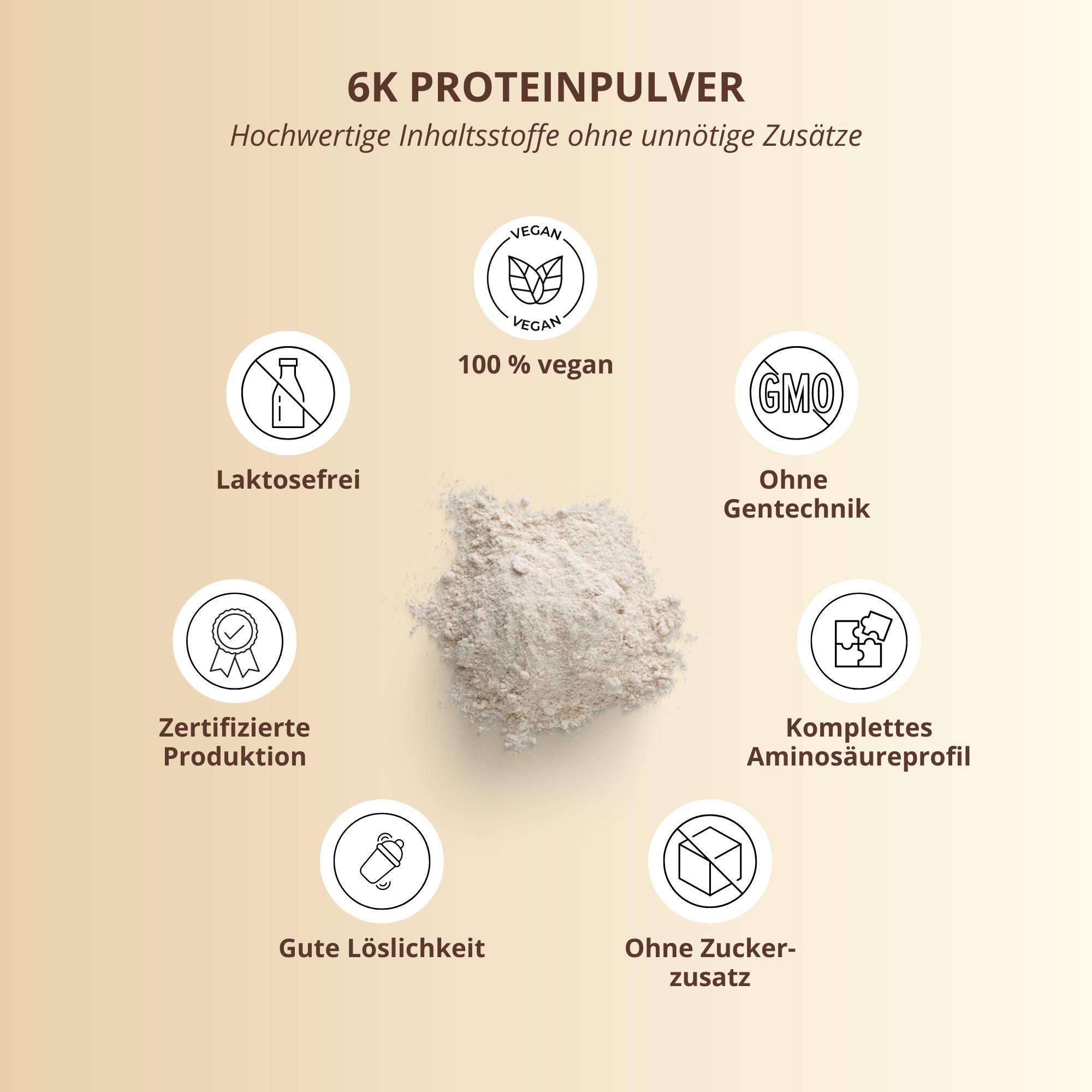 Proteinpulver 6K 1000g - Banana Milk 4/5
