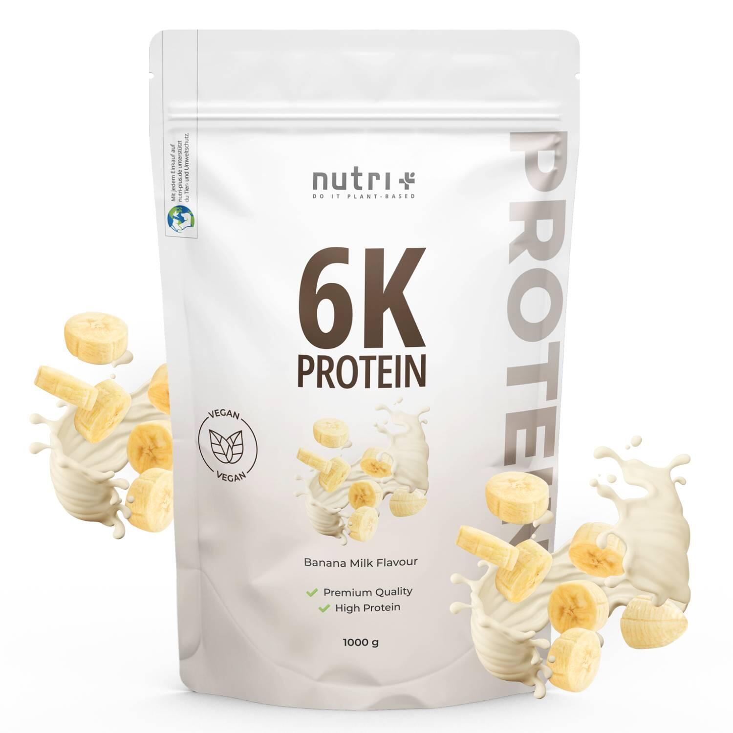 Proteinpulver 6K 1000g - Banana Milk 1/5