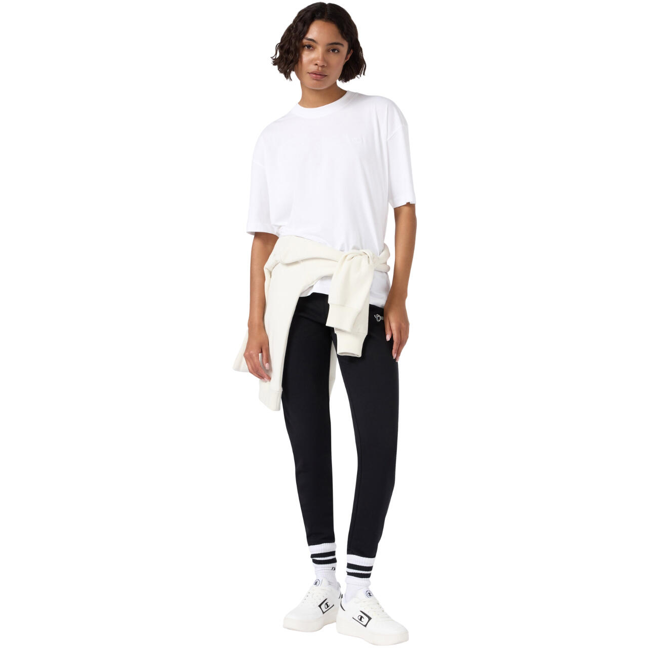 Spodnie damskie Champion Rib Cuff Pants czarne 118256 KK001 ROZMIAR L 6/6