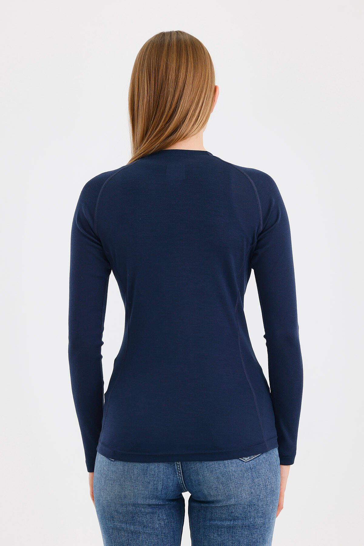 Alize - damska koszulka termoaktywna 100% merino (195 g/m²) L, Granatowy 3/4