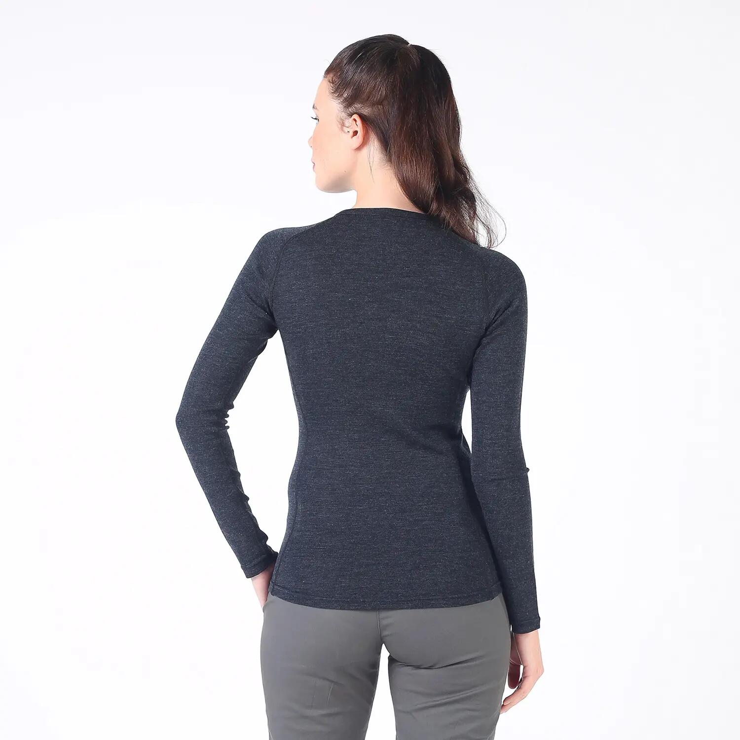 Alize - damska koszulka termoaktywna 100% merino (195 g/m²) L, Antrasit 3/3