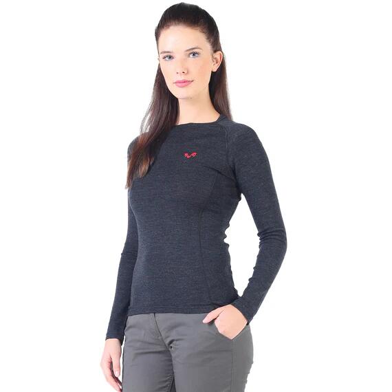 Alize - damska koszulka termoaktywna 100% merino (195 g/m²) XL, Antrasit 2/4