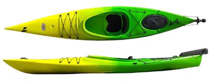 Kajak jednoosobowy turystyczny do pływania Scorpio kayak Touring 350 HD + ster