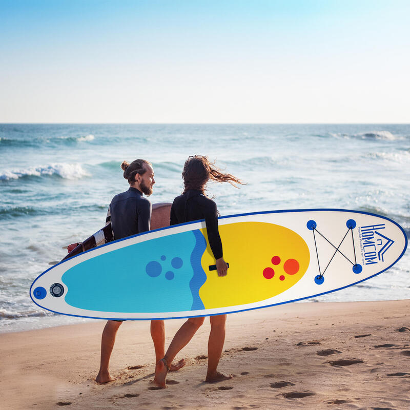 Placa Gonflabila SUP Stand Up Paddle 305L x 76P x 10A cm Albastra