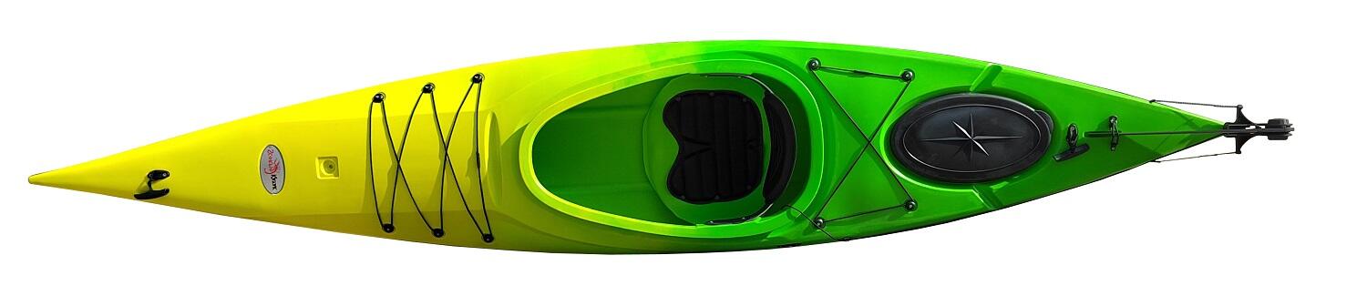 Kajak jednoosobowy turystyczny do pływania Scorpio kayak Touring 350 HD + ster 2/6