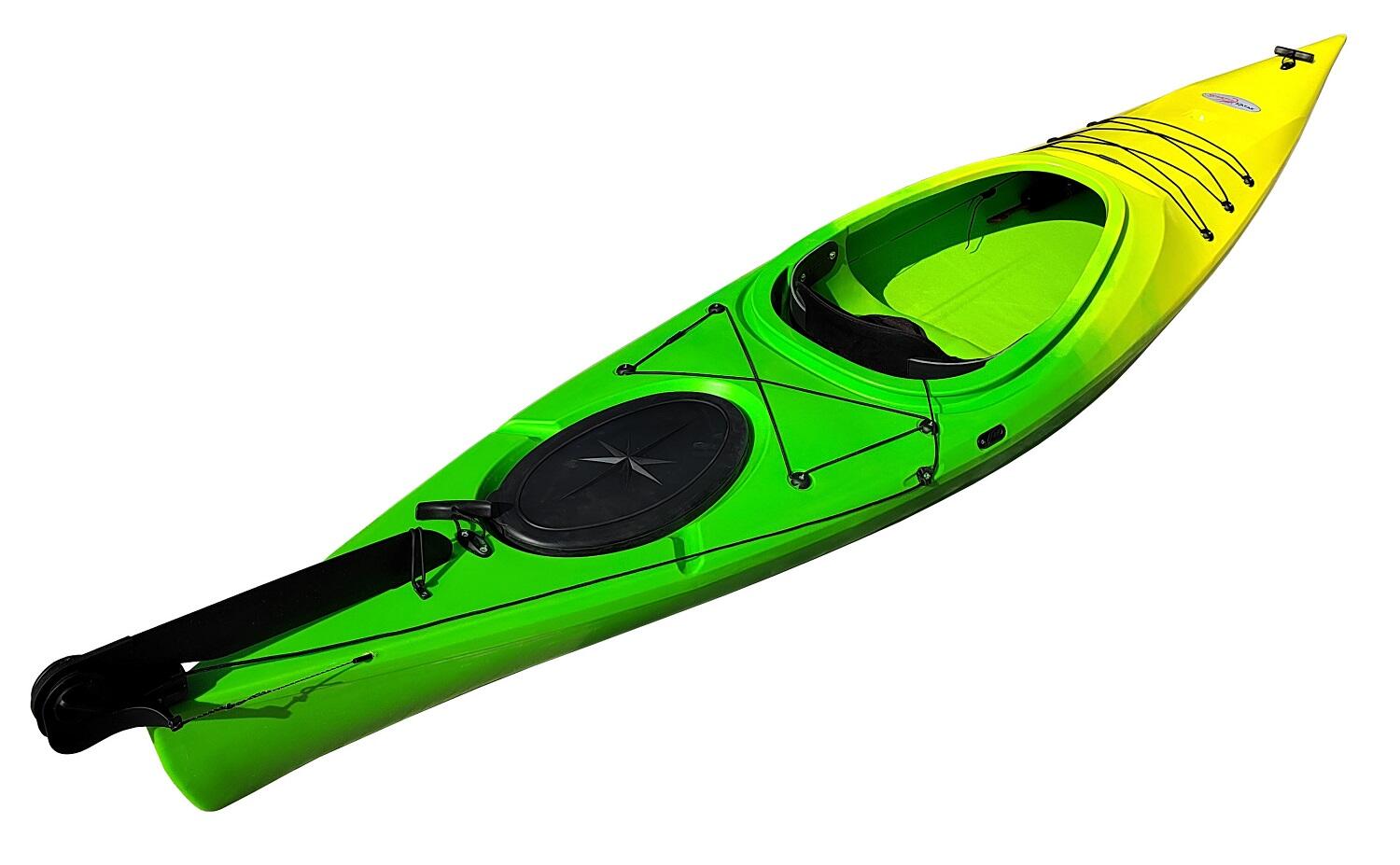 Kajak jednoosobowy turystyczny do pływania Scorpio kayak Touring 350 HD + ster 5/6