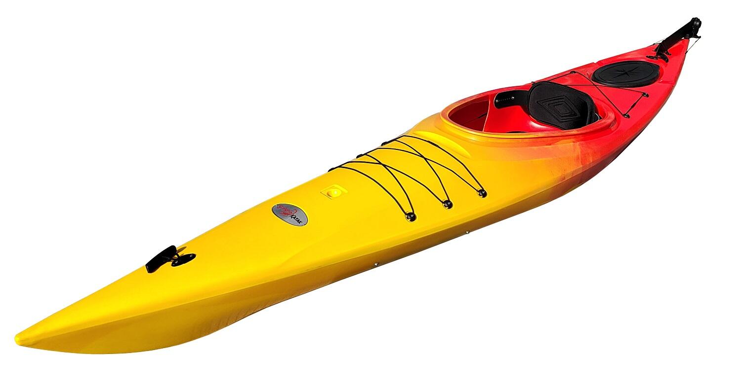 Kajak jednoosobowy turystyczny do pływania Scorpio kayak Touring 350 HD + ster 5/6