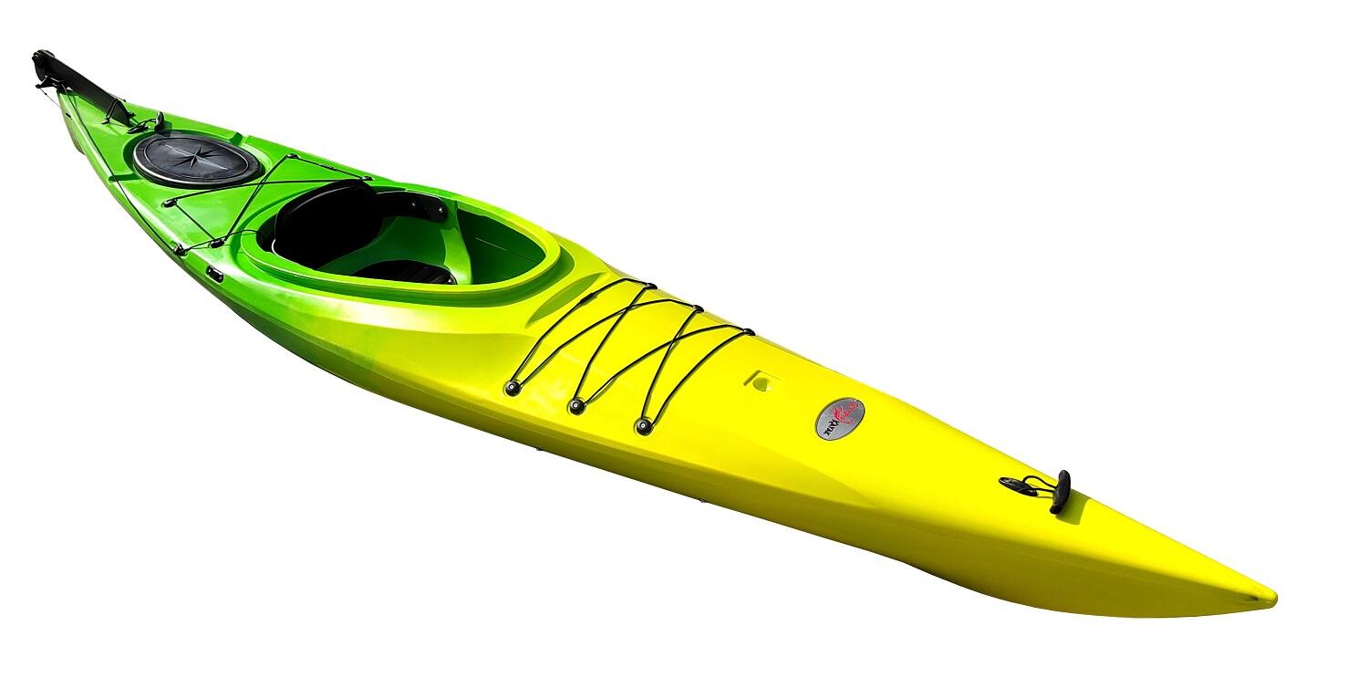 Kajak jednoosobowy turystyczny do pływania Scorpio kayak Touring 350 HD + ster 4/6