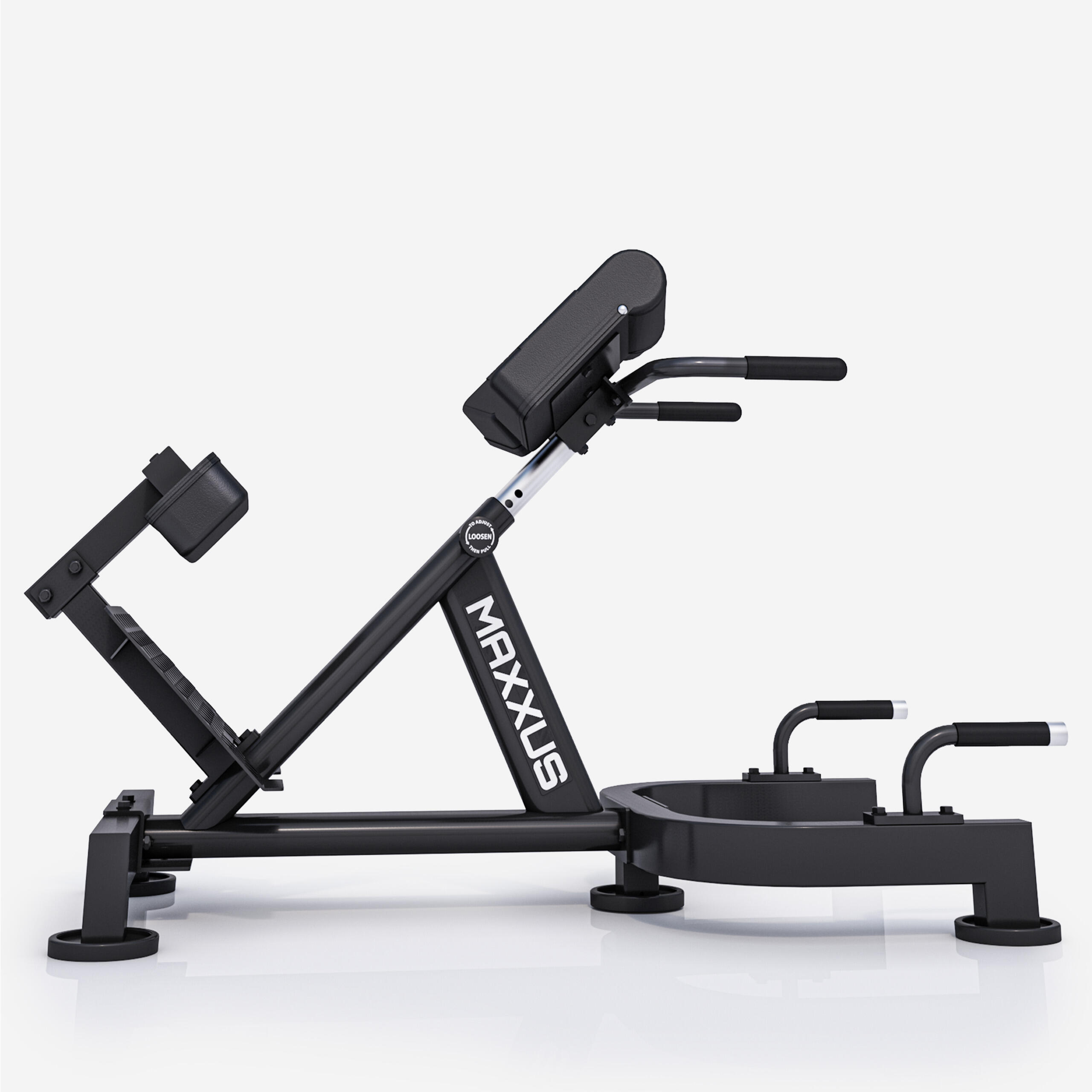 MAXXUS Hyperextensie bank PRO - Rugtrainer - Belastbaar tot 180 kg 6/7