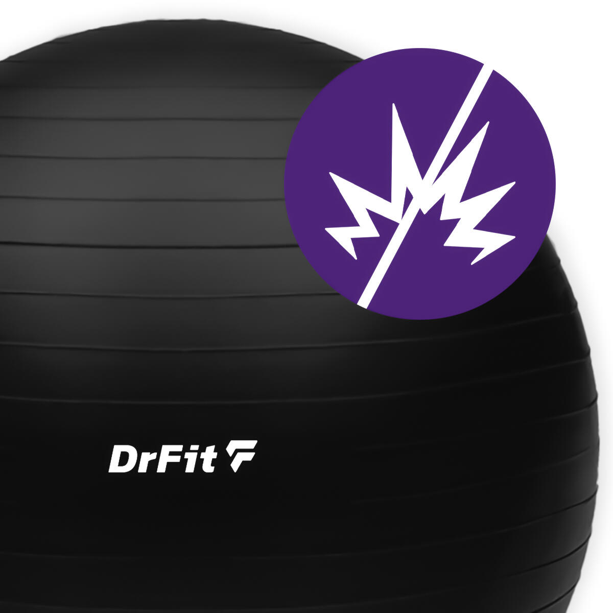 Piłka gimnastyczna gym ball do ćwiczeń gimnastycznych i fitness z pompką DrFit 4/7