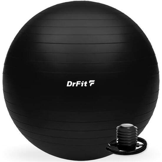 Piłka gimnastyczna gym ball do ćwiczeń gimnastycznych i fitness z pompką DrFit