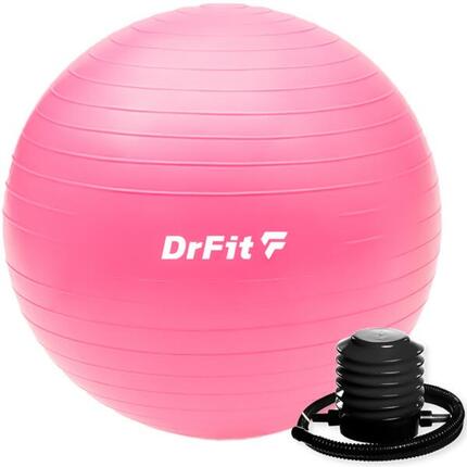 Piłka gimnastyczna gym ball do ćwiczeń gimnastycznych i fitness z pompką DrFit