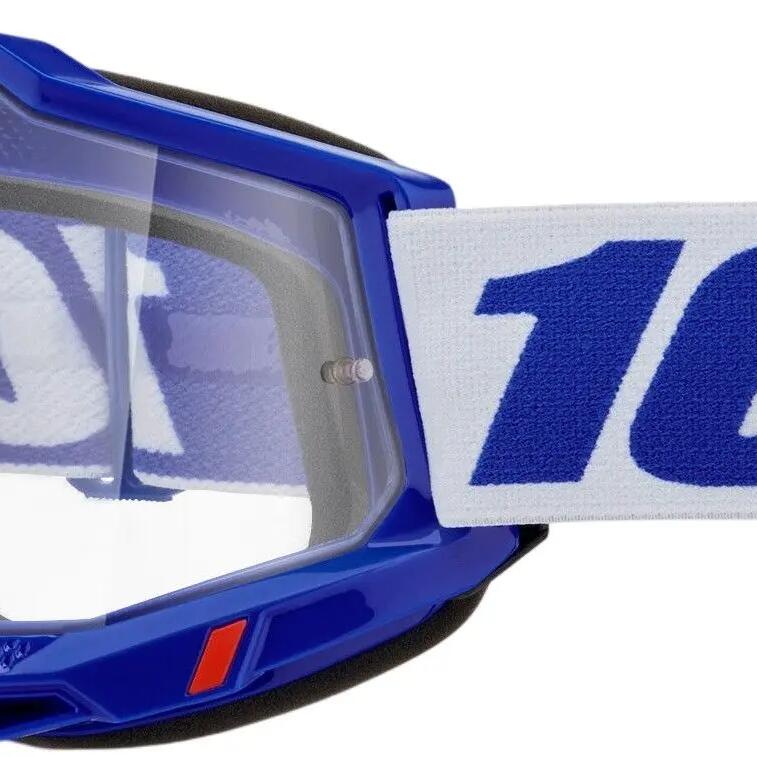 100% Accuri 2 Blue Mask / Clear Lens