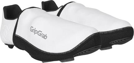 PACR Windproof Wielren Toe Covers Wit Gripgrab - Maat 2XL