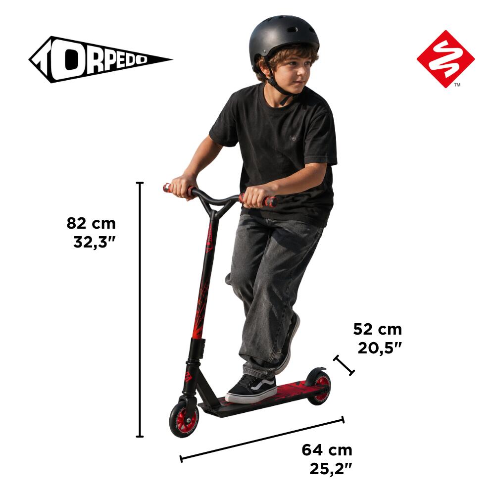 Trottinette Freestyle Torpedo Cracked Red 5/7