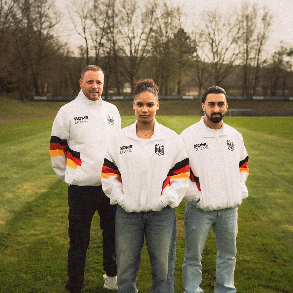 Witte trainingsjas Duitsland - Maat: M 5/7