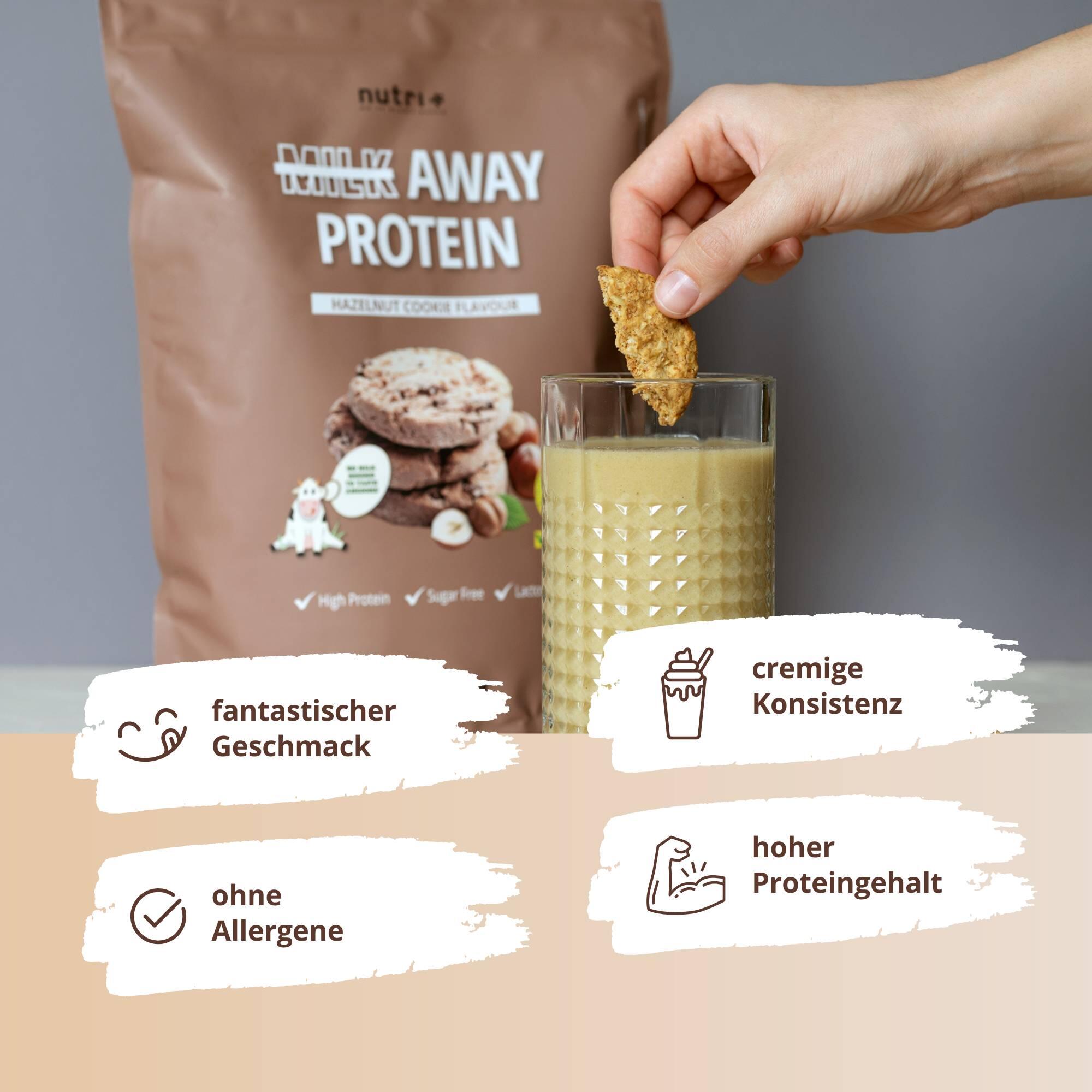 Milk Away Protein 1000g - Hazelnut Cookie 3/5