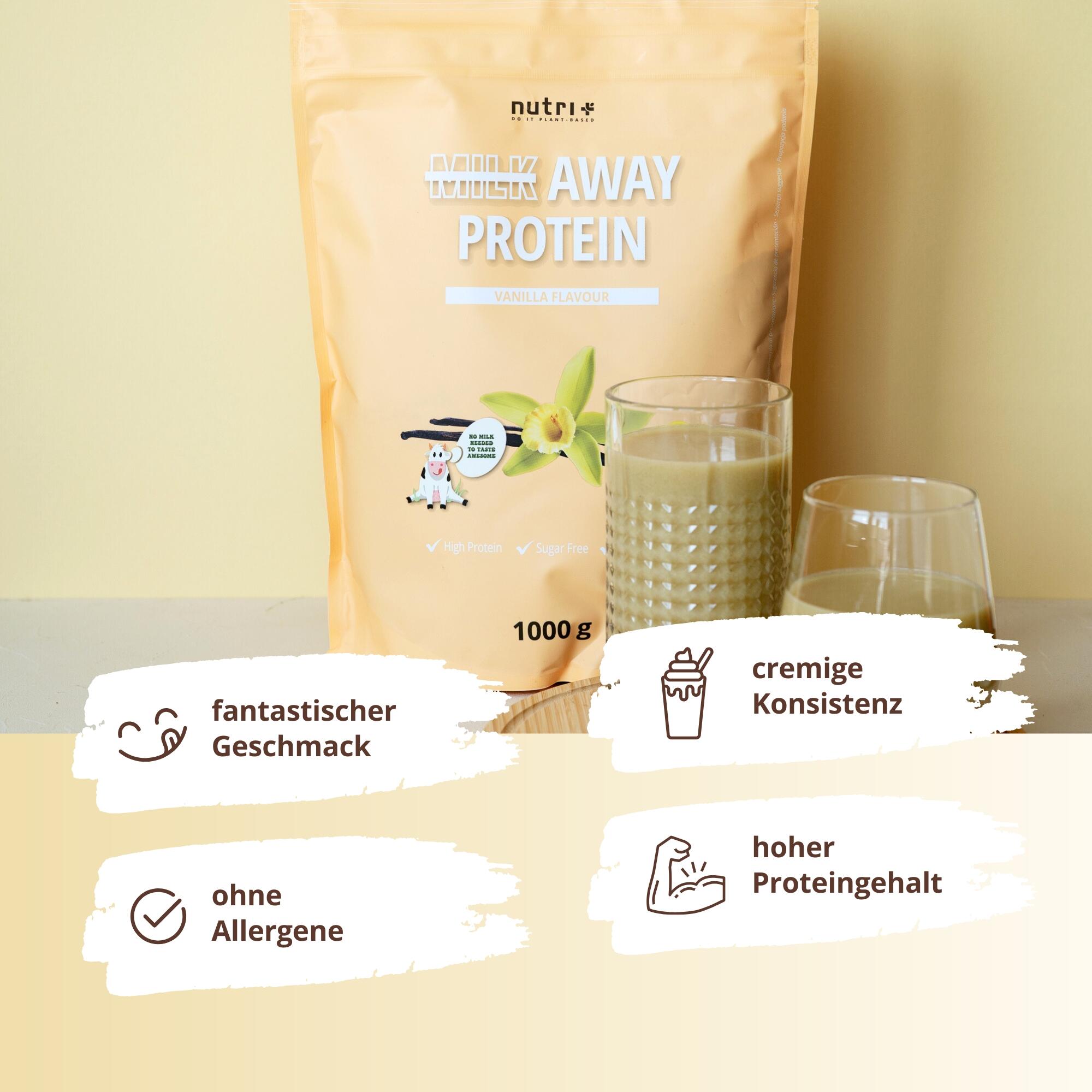 Milk Away Protein 1000g - Vanilla 3/5
