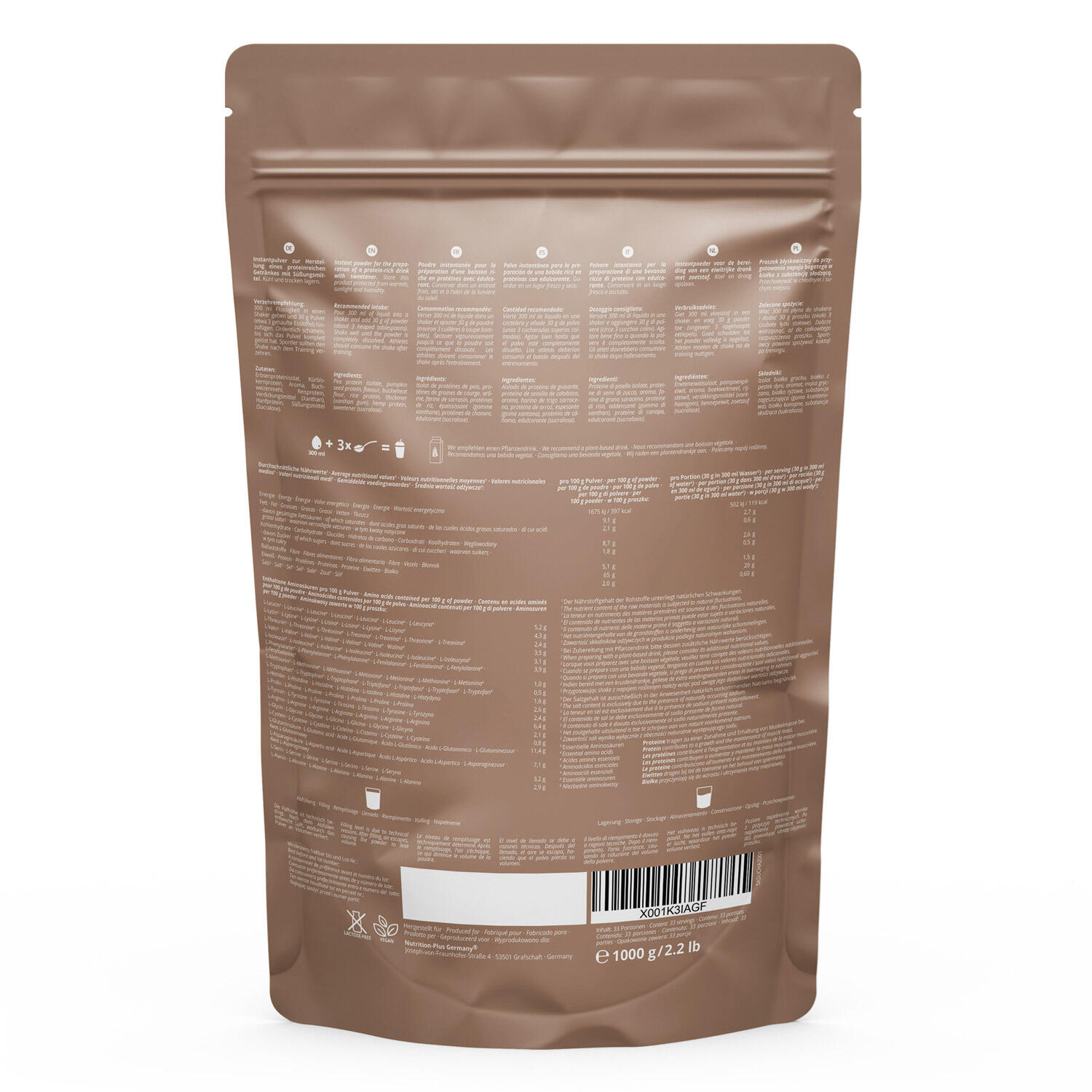 Milk Away Protein 1000g - Hazelnut Cookie 2/5