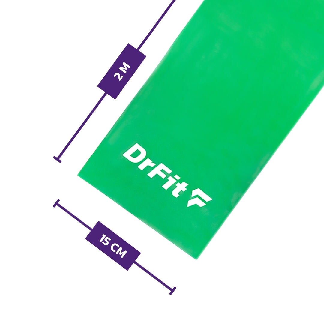 Unisex Taśma Oporowa Fitness Rehabilitacja Lateksowa do Ćwiczeń DrFit 2/7