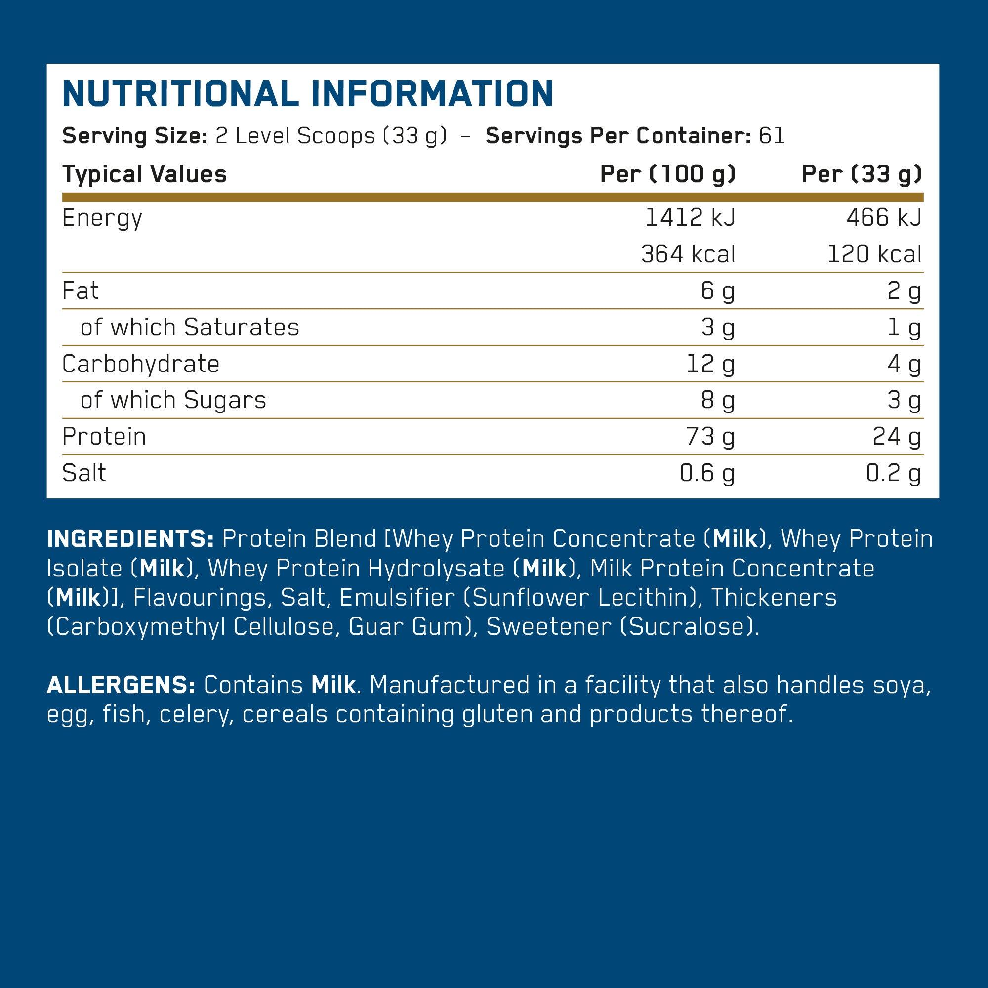 Applied Nutrition Critical Whey (2000g) Banana Milkshake - Eiwitten 6/7