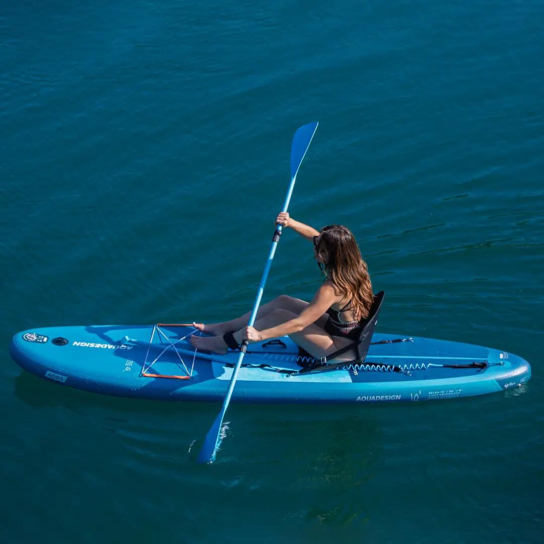 Pack Stand Up Paddle Insuflável e Caiaque (130 kg máx.) - Selka 10' 5/7