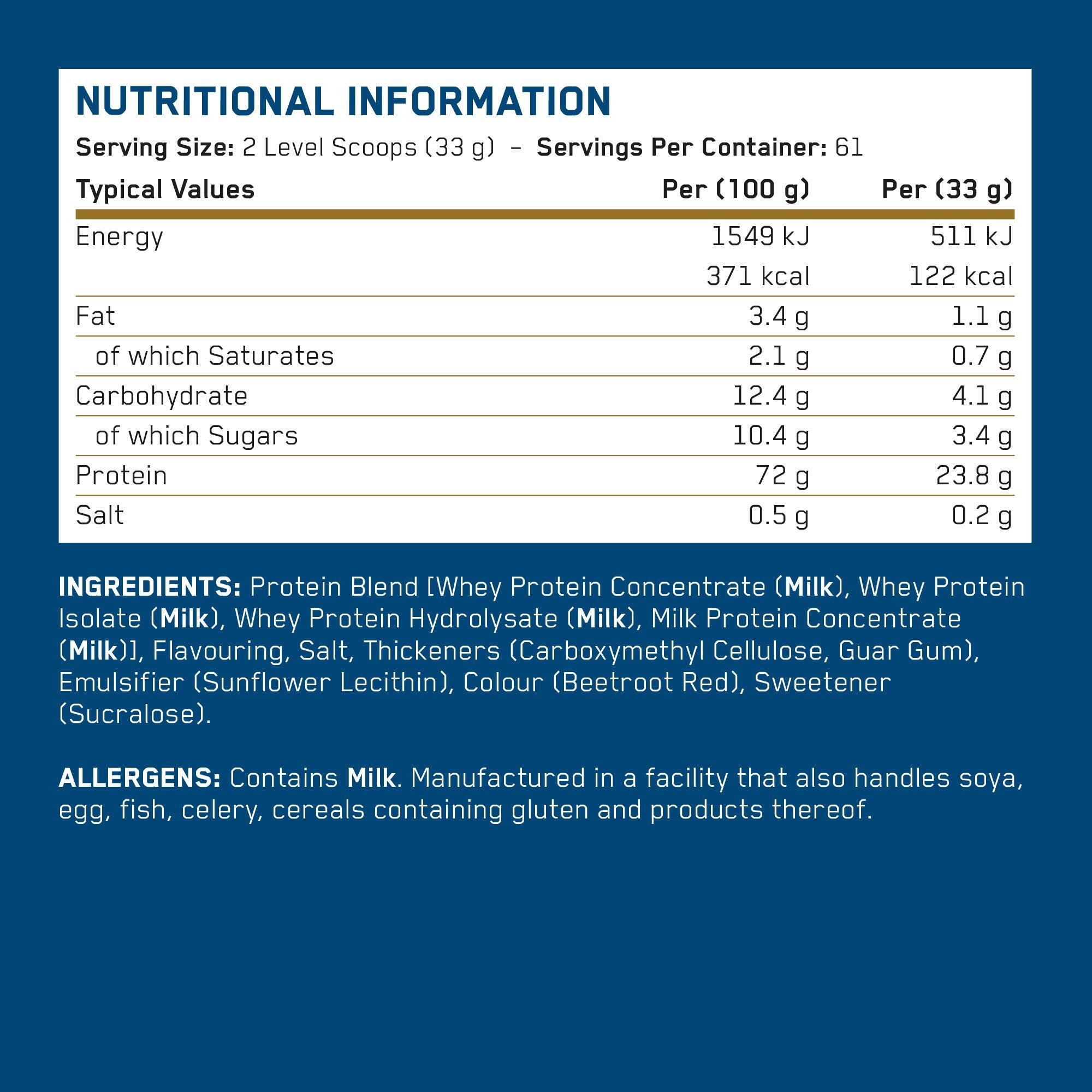 Applied Nutrition Critical Whey (2000g) Strawberry Milkshake - Eiweiße 6/7