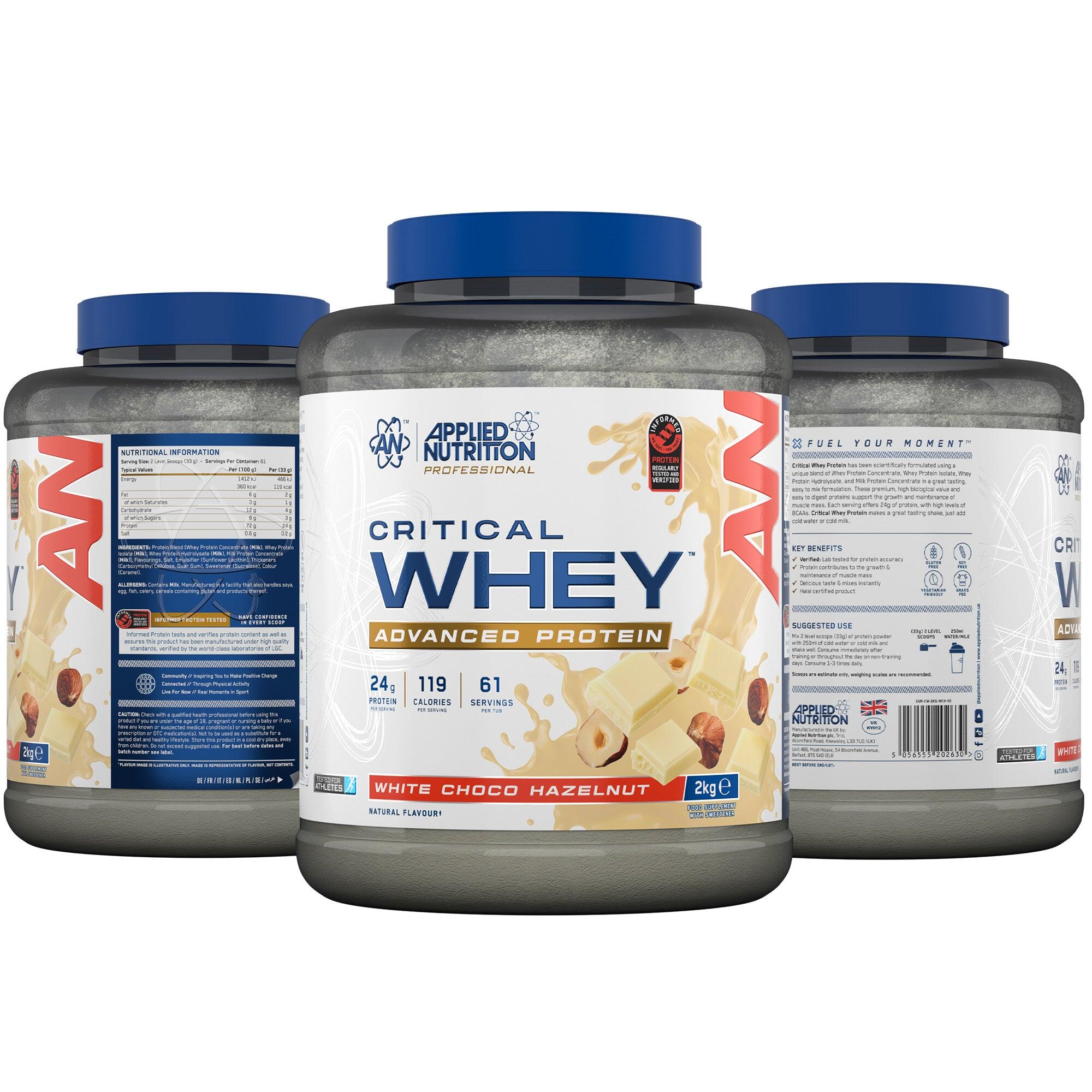 Proteína Whey - Suero Crítico (2000 G) - White Choco Hazelnut 7/7