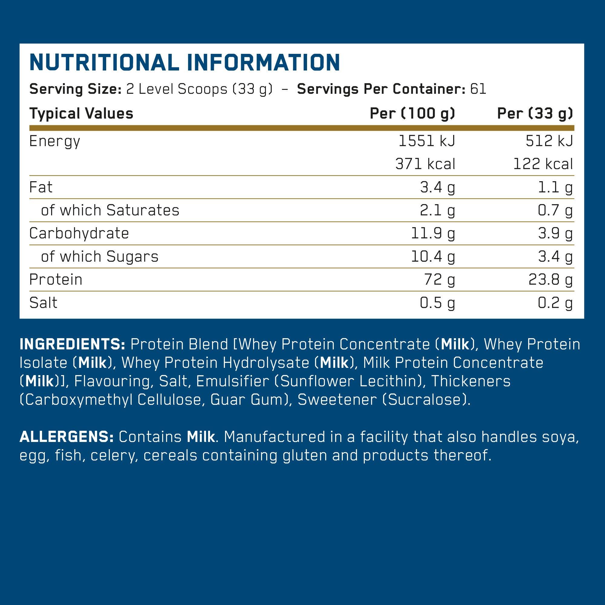 Applied Nutrition Critical Whey (2000g) Vanilla Ice Cream - Białka 6/7