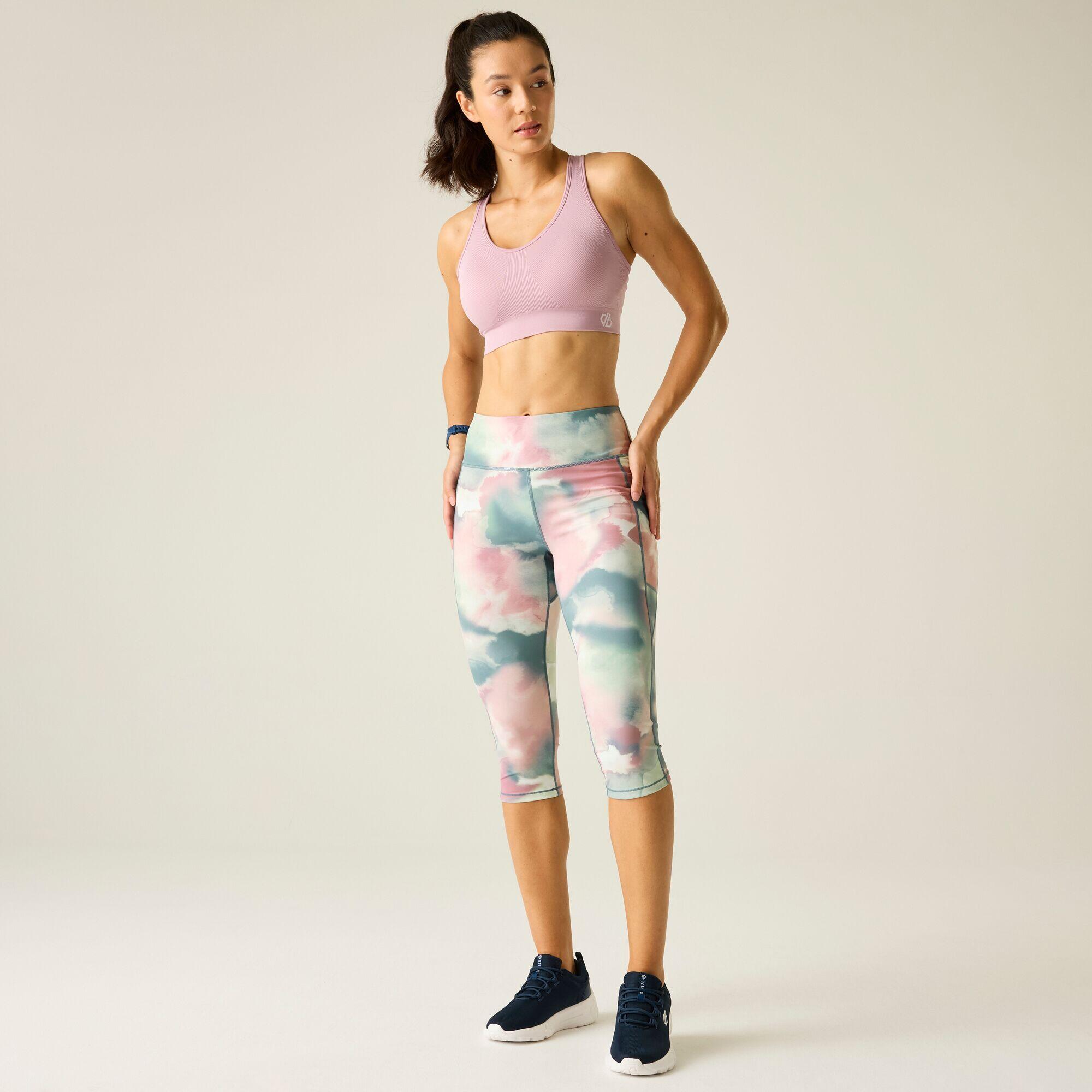 Leggings E Collants Mulher - Dare2B Influential II 3/4 -  MarblePink 3/7