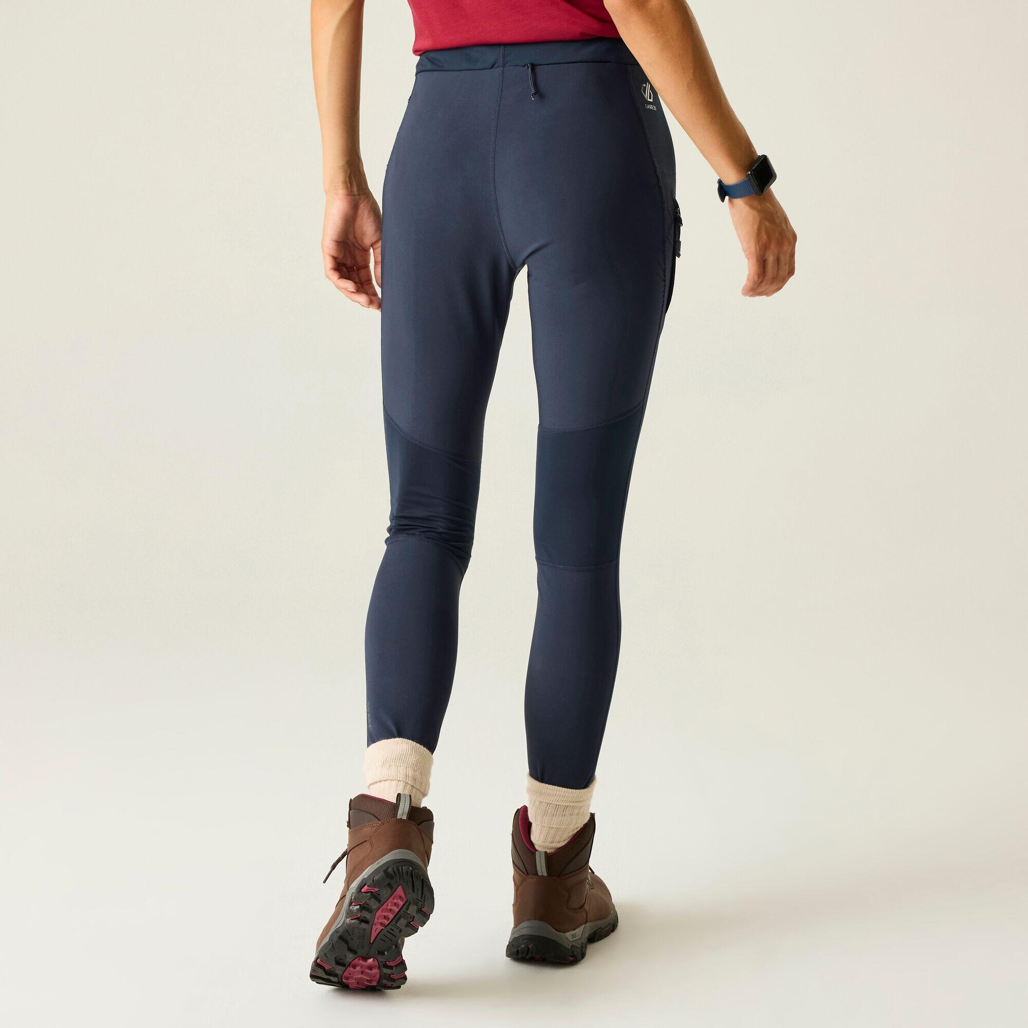 Legging Dames Vochtregulerend Strak Zittend Voor Hiking 2/7