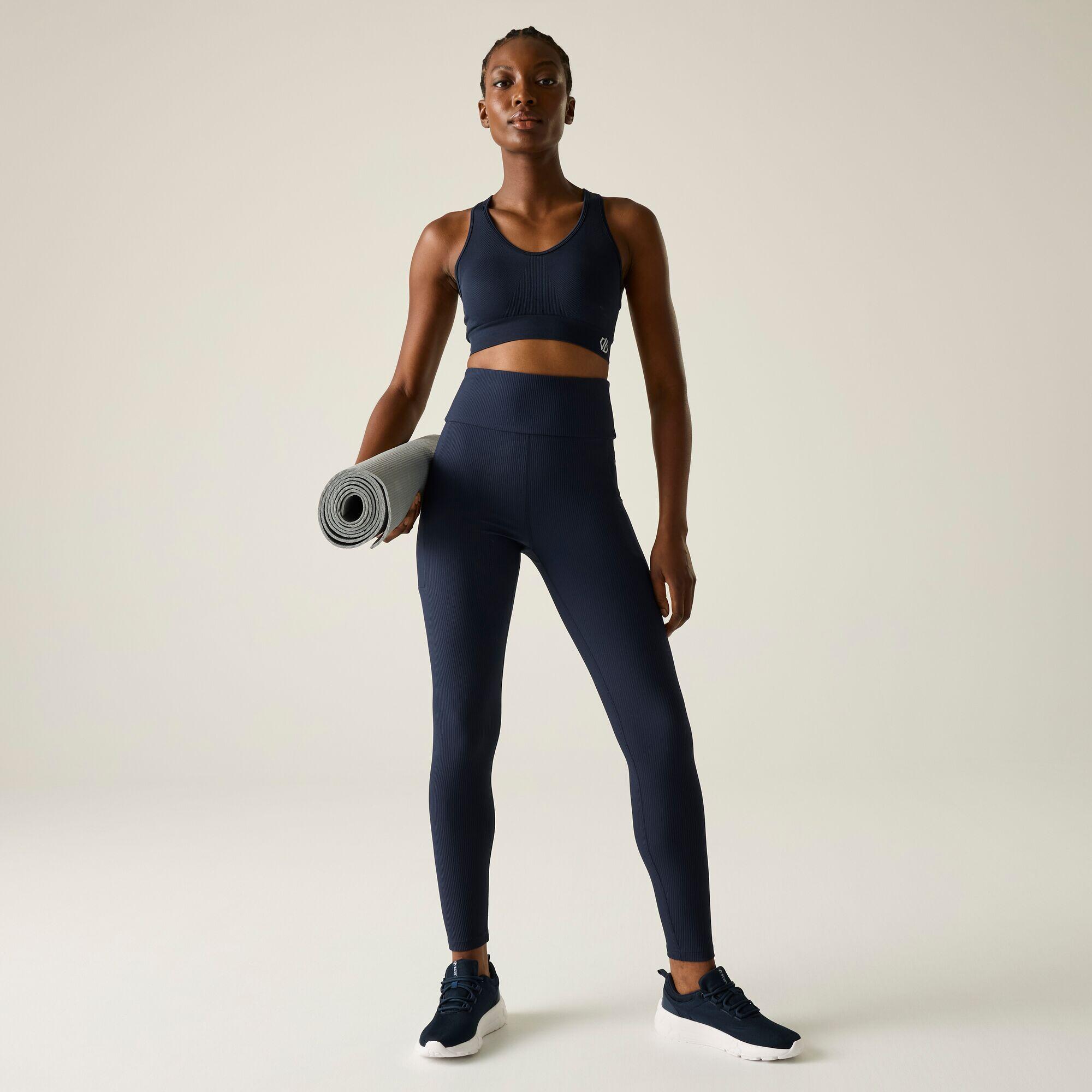 Dames Hustle geribbelde legging 3/7