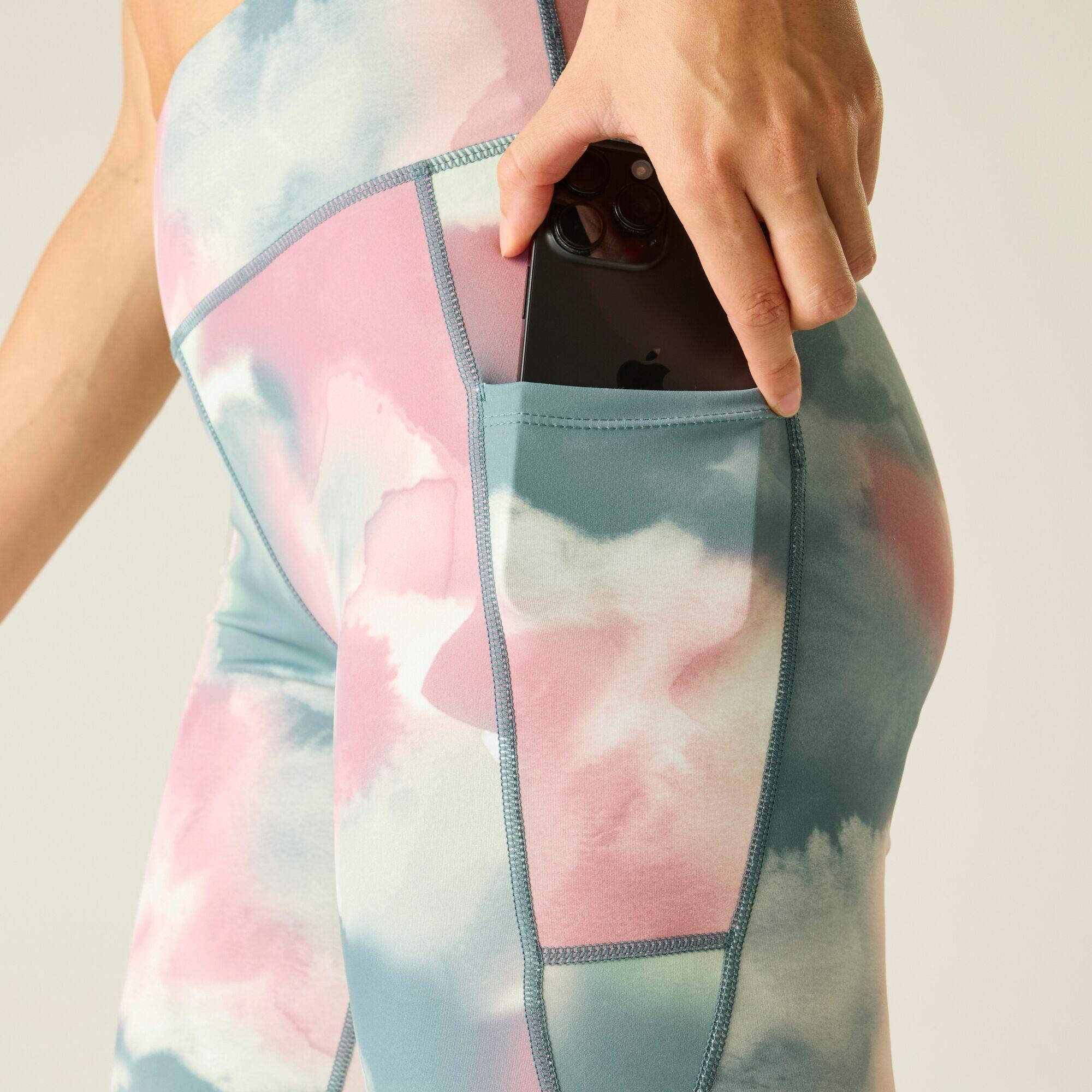 Leggings E Collants Mulher - Dare2B Influential II 3/4 -  MarblePink 5/7